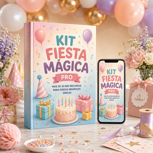Kit Fiesta Mágica + 10 Bonos de Regalo